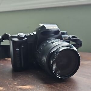 VINTAGE Pentax ZX-10 Black SLR Camera